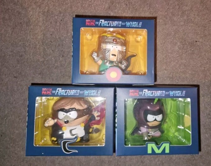 Paquete de 3 figuras de vinilo exclusivo de South Park The Fractured But Whole EB