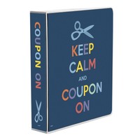 3-ring Keep Calm & Coupon On Binder Holds Up To 80 Pages 2 Large Pockets 3-ring Keep Calm & Coupon On Binder Holds Up To 80 Pages 2 Large Pockets