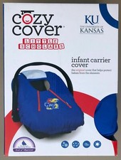 Univ. Kansas COZY COVER Infant Carrier Cover Protect Fleece Lined Weatherproof