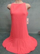 Eliza J.  Dress Coral size 2 formal sleeveless Party Festive Fashion ~ NWT 
