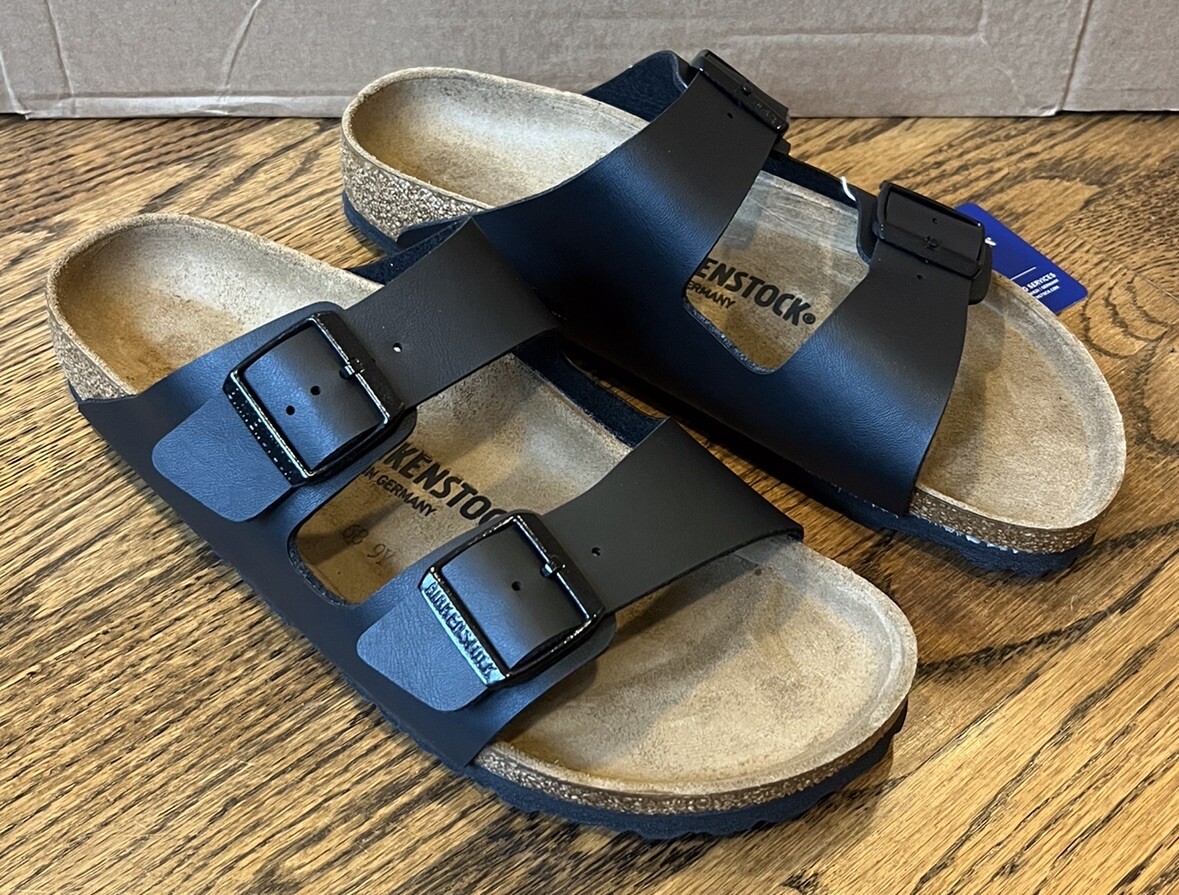Birkenstock Arizona BS サンダル 42 ブラック Birkenstock Arizona Black Birko-Flor Sandal Mens Size 9 US