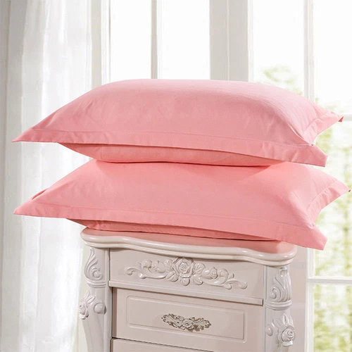 Cotton Solid Color Standard Queen Size Bedding Pillow Covers Cases Pillowcases - Picture 10 of 19