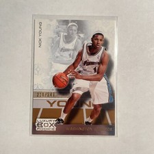 2007-08 Topps Luxury Box Bronze Wizards Basketball Card #63 Nick Young /249