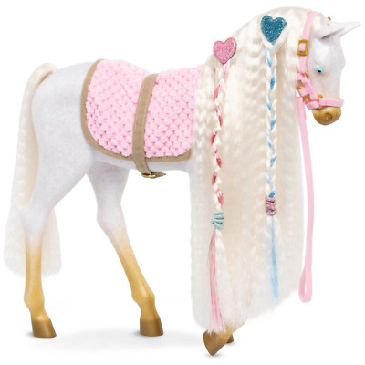 Our Generation Pferde Andalusier Pferd Puppe 18'' weiß Fohlen Tier Figur Spielzeug NEU