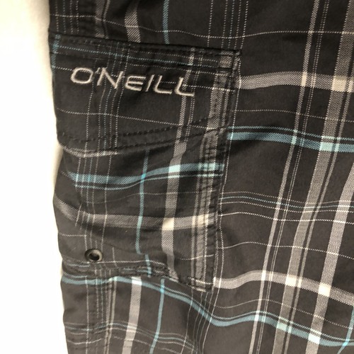 O'Neill Mens Hybrid Shorts X-Static XT2 Gray Check Size 34 85773 - Picture 5 of 9