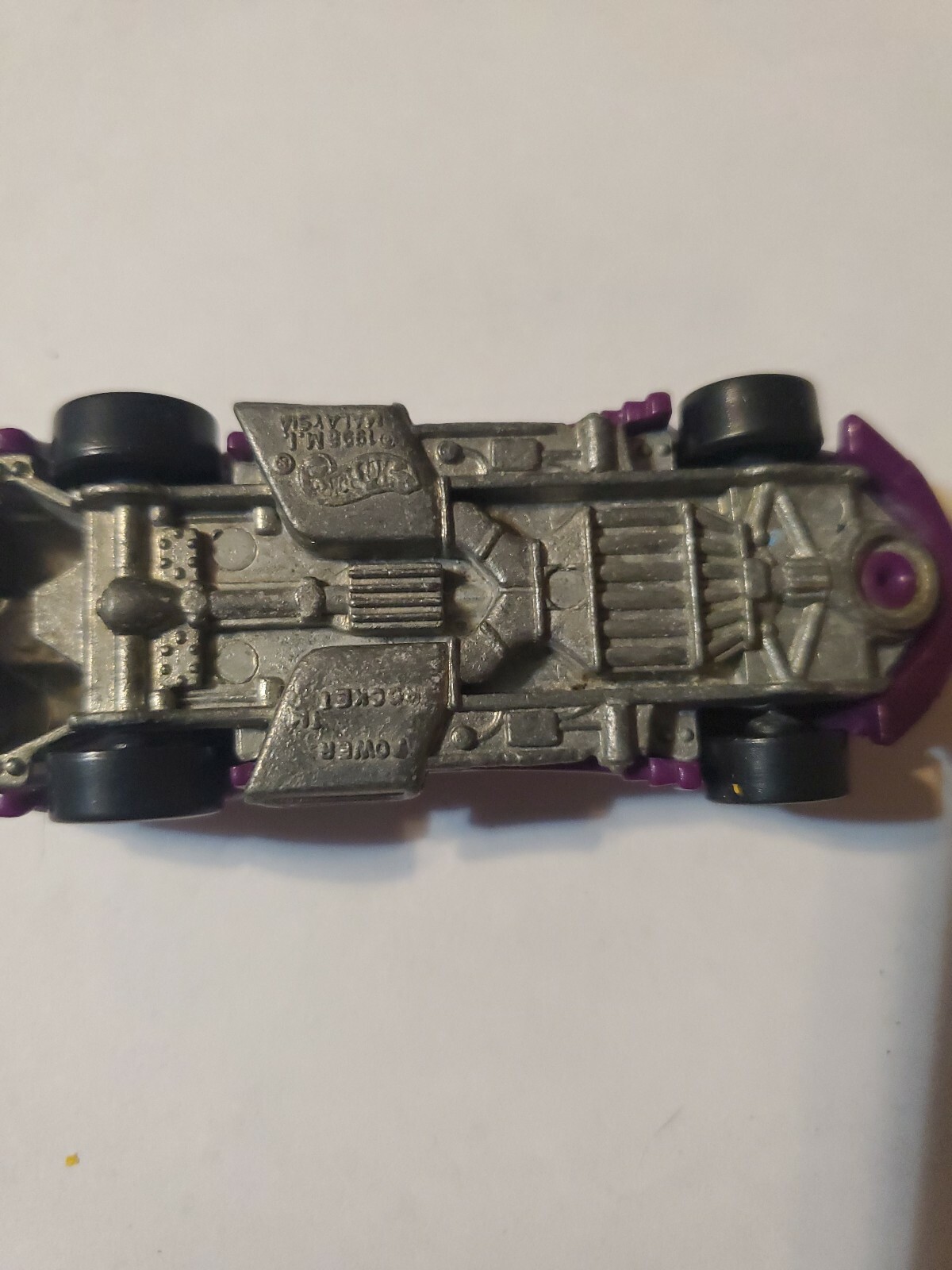 Hot Wheels 1995 New Model - Power Rocket - Metalflake Purple Fast Shipping!! 101