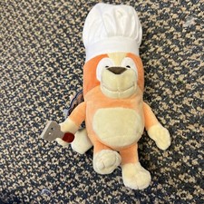 Bluey Friends Plush 8" Chef Bingo with Chef Hat and Spatula