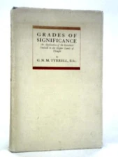 Grades of Significance (G.N.M.Tyrrell - 1931) (ID:22367)