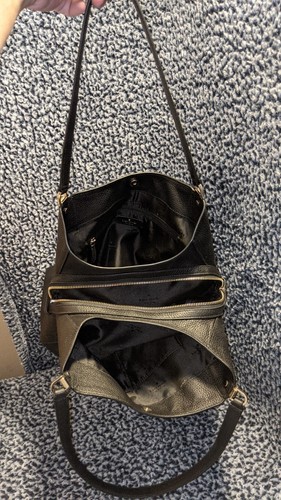 KATE SPADE NEW YORK LEILA LEATHER MEDIUM TOTE SHOULDER BAG $399 Black - Picture 13 of 20