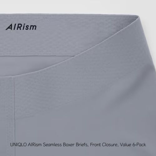 Ultimate comfort! UNIQLO AIRism Boxer Briefs 6-Pack Great Value/Japan exclusive - Picture 5 of 21