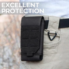 Outdoor Molle Phone Pouch Heavy Duty Waterproof Samll Tactical Cell Phone Bag US