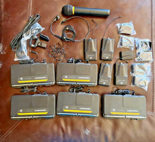 Lot Of Audio-technica Free Way 600 Series Uhf Wireless System Atw-t601 Atw-r600