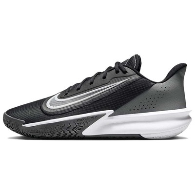 Nike Precision 7 Basketball Shoes Men Low-Top Black Gray Color FN4322-005