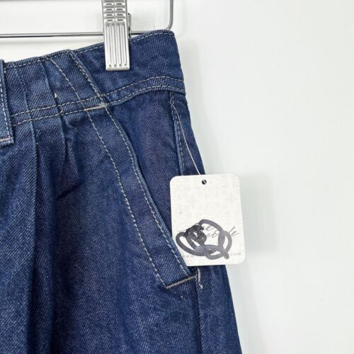 We The Free People Equinox Jeans Size W24 UK 6 Indigo Blue Wide Leg RRP £118 - Picture 6 of 11