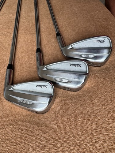 Titleist T100 Iron Set 4-PW 2021 - AMT Tour White S300 Stiff - Good Condition RH - Picture 6 of 10