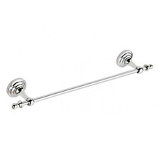 Porta asciugamani grande lavabo da bagno stile classico in ottone cromato lux