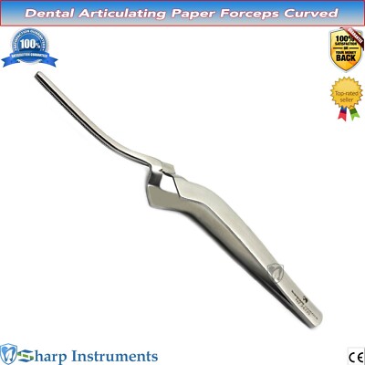 Articulating Paper Forceps Curved 6'' Dental Surgical Constricting Holding Forcep