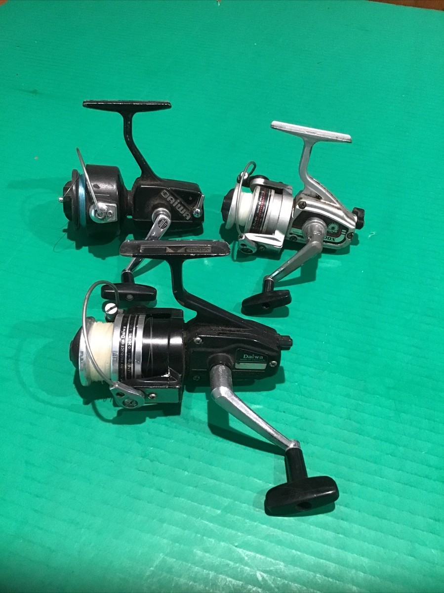 Lot of 3 Daiwa Spinning Reel 100X, J-13, 4290 Vintage Working