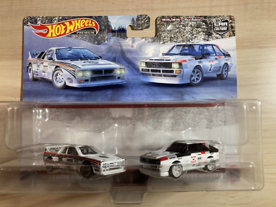 Hot wheels '84 Audi Sport Quattro und Lancia Rally 037 2 Car Pack auf Real Riders