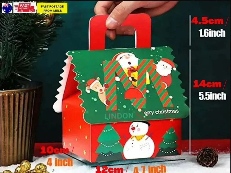 20/50Pcs Xmas Christmas Gift Box Favour Present WrappingDMag Candy Boxes Party B - image 4 of 4