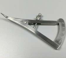 Dental 20mm Implant Caliper Curved Head Measuring Gauge Orthopedic Instrument