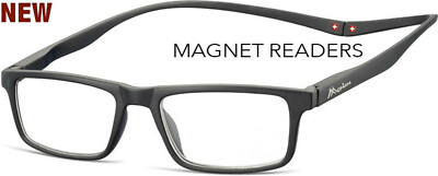 2 x Lesebrille Homeofficebrille Reading glasses Magnetverschluss am Bügel Neu