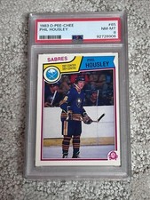 1983 O-PEE-CHEE OPC HOCKEY CARD PSA 8 HOF ROOKIE PHIL HOUSLEY BUFFALO SABRES