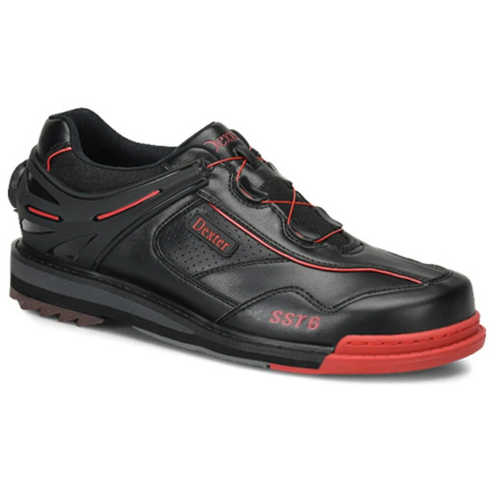 Dexter SST 6 Hybrid BOA Black/Red RIGHT HANDED Mens Bowling Shoes - Image 1 of 1