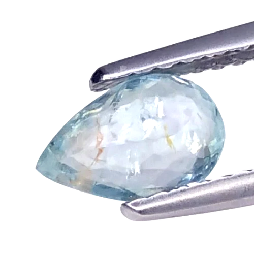 0.62 CTS Blue green natural paraiba tourmaline pear cut loose gemstones - Picture 2 of 2