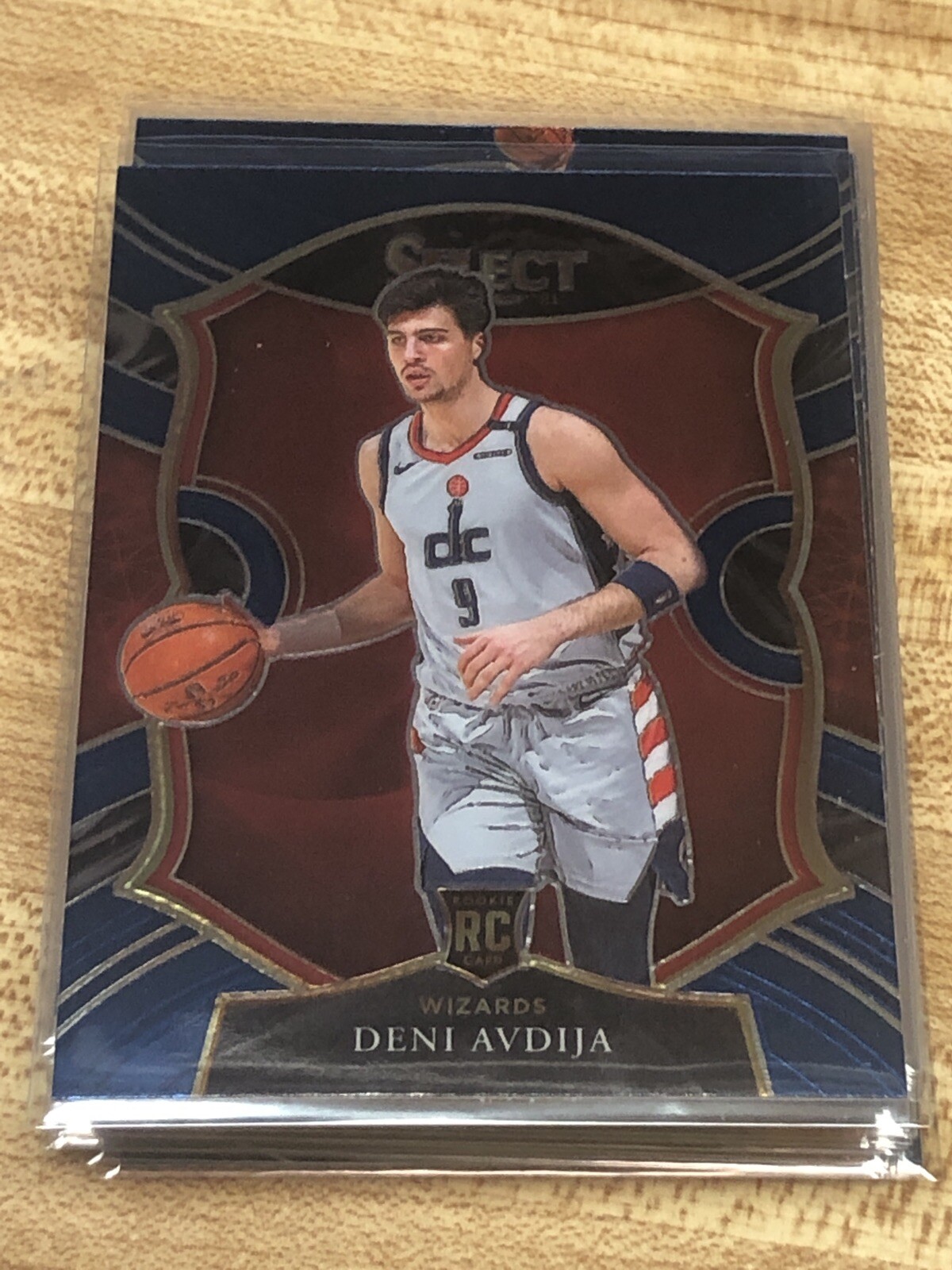 Deni Avdija 2020-21 Select Blue Concourse Level Rookie Wizards retail B13