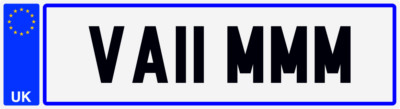 VAL M   NEAT CHEAP PRIVATE NUMBER PLATE VA11 MMM VALERIE VAERY VALTER VALENTINO