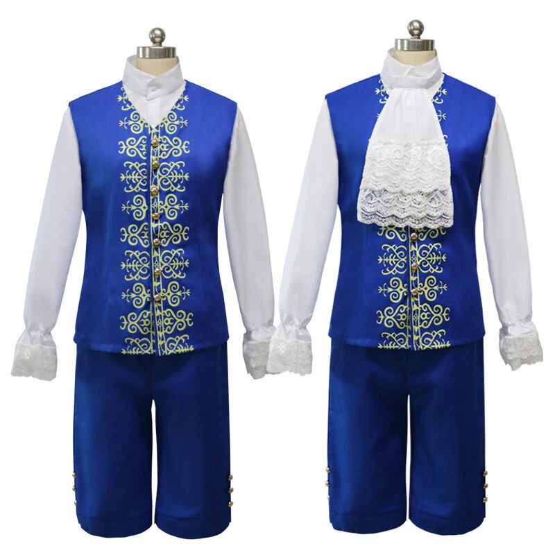 Cosplay Beauty and the Beast the Prince Costume Halloween Carnival Suits Outfits - Image 3 of 4