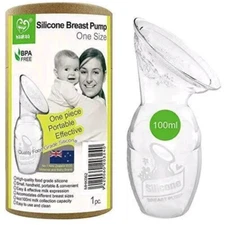 Haakaa MHK062 Portable Silicone Manual Breast Pump - 4oz/100ml BPA FREE