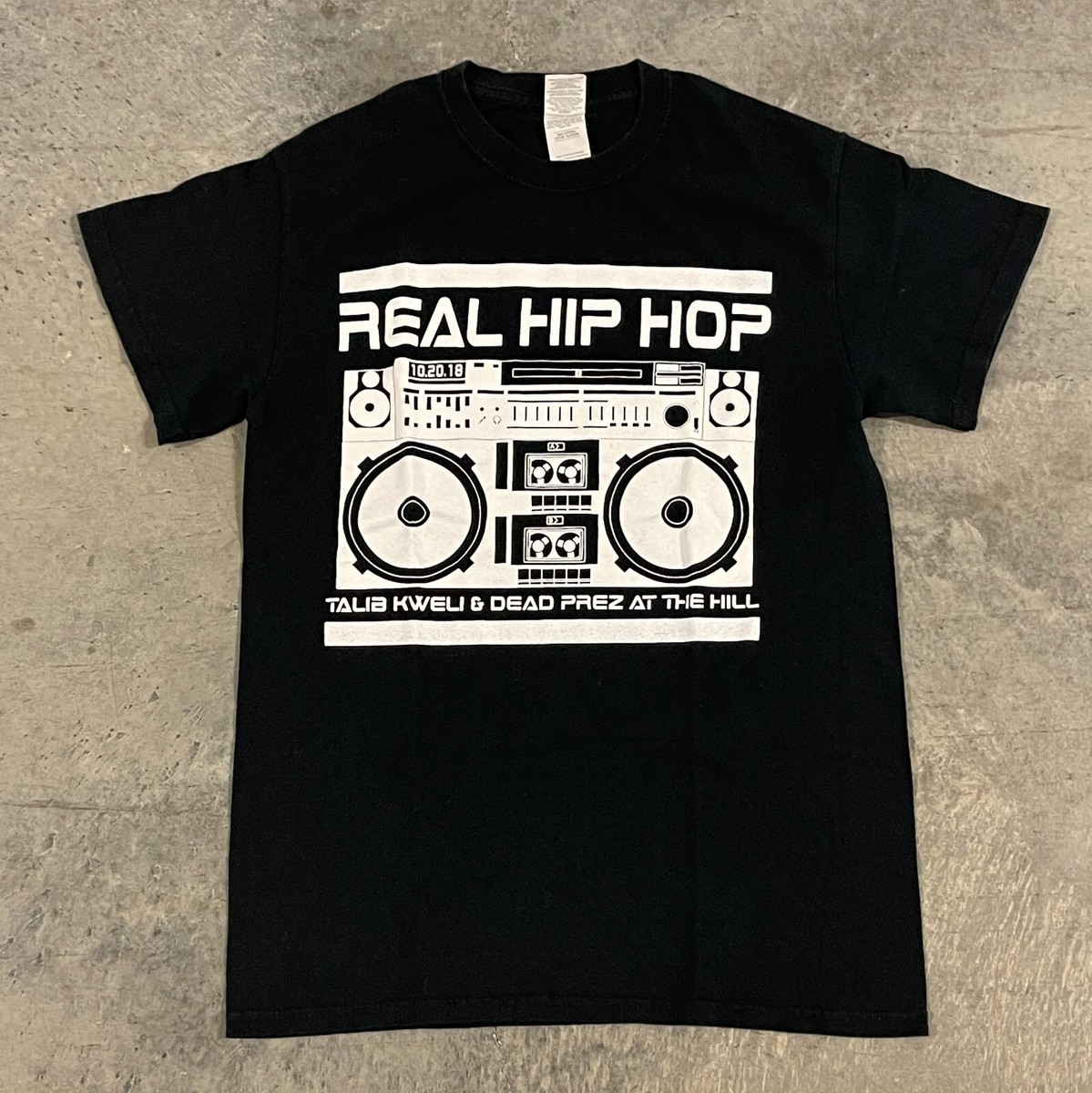 dead prez ヴィンテージTシャツ Dead Prez Talib Kwali Shirt Mens Small Black Crew Graphic Real Hip