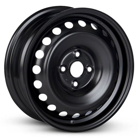 New Wheel For 2018-2024 Hyundai Accent 15 Inch Black Steel Rim - Image 2 of 4