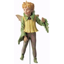 Flower Fairy G&auml;nsedistel Deko Figur Elfe Fee Blumenkind NEU in Box