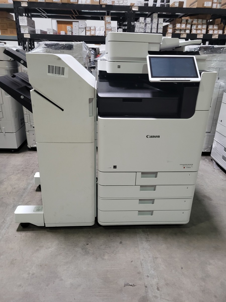 Canon ImageRUNNER ADVANCE DX C5860i COPIER w/STAPLE FINISHER (53K