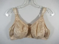 Bali Bra 42D Beige Double Support Spa Closure Comfort-U Wireless 3372