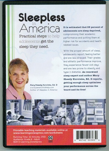 Sleepless In America DVD - An Educational DVD by Learning ZoneXpress - NEW! - Picture 2 of 2