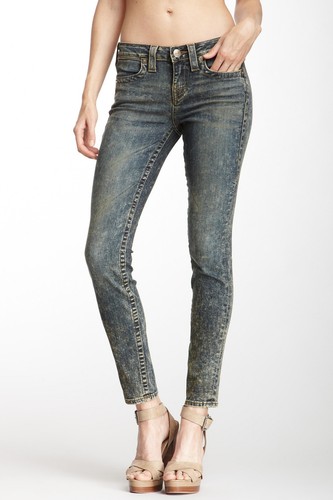 NUEVO CON ETIQUETAS True Religion WMS Hall cremallera jeans ajustados en mezcla - Imagen 3 de 3
