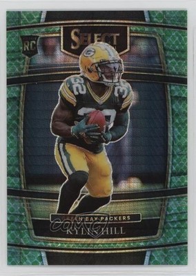 2021 Panini Select Concourse Dragon Scale Prizm 55/89 Kylin Hill Rookie RC 16wc