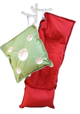 Hanging Pool Float Storage Mattress Rack - Convenient Holder by White