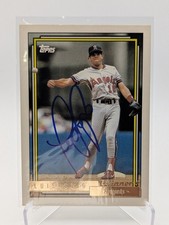 1992 Topps Baseball  Gold Winners Luis Sojo #206 Signed Auto