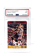 2017 Panini NBA Hoops LeBRON JAMES Basketball Card PSA 9 MINT