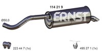 Ernst EndschalldäMpfer FüR Seat Ibiza Iv Skoda Fabia Ii Vw Polo V