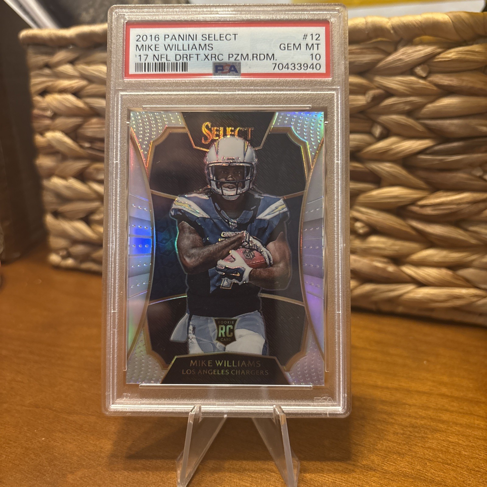 Mike Williams 2016 Panini Select XRC RC Silver Prizm  Rookie 