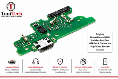 Original Huawei Mate 9 Lite Ladebuchse Flex USB Dock Connector Kopfhörer Buchse