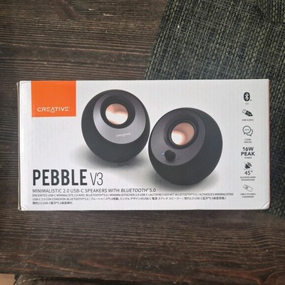 Creative Pebble V3 USB-C PC Lautsprecher Bluetooth 5.0 8W RMS Black