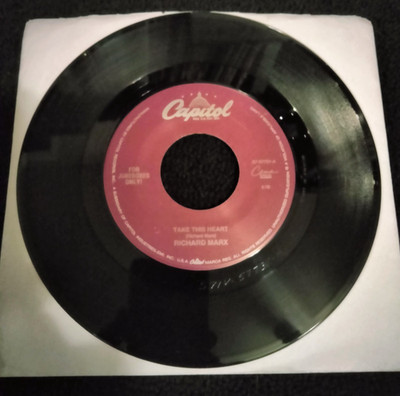 RICHARD MARX TAKE THIS HEART / I GET NO SLEEP 7'' SINGLE CAPITOL RECORDS S7-57731