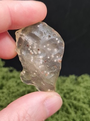 Libysches Wüstenglas grobes Exemplar natürlicher Tektit Sahara Meteorit Einschlag 9,62g